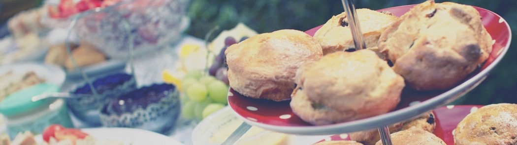 Cream Tea on Stand