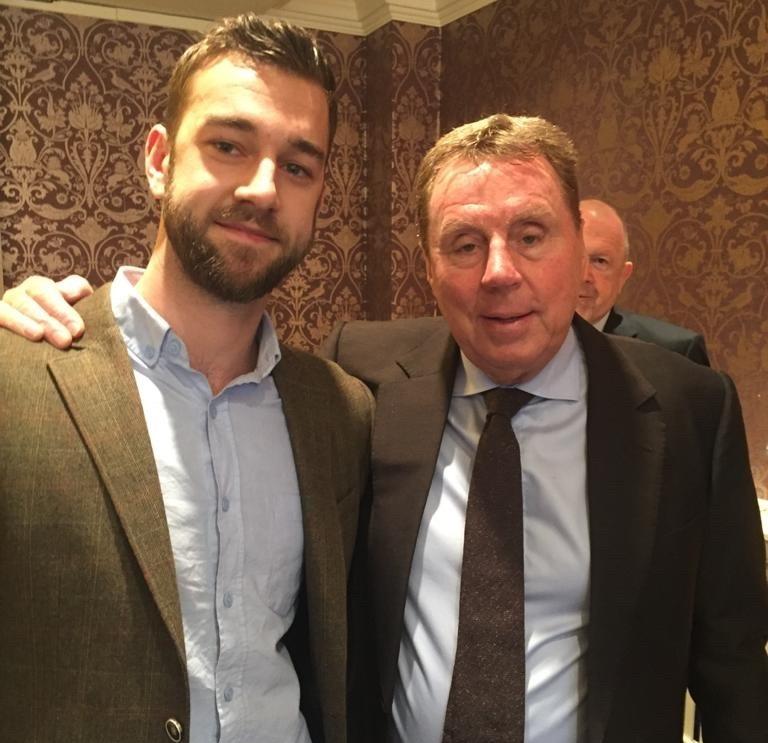 Fundraiser Gary with Harry Redknapp