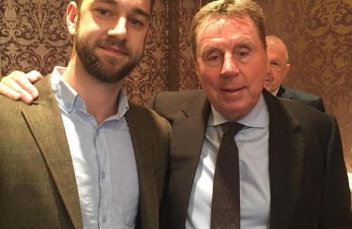 Fundraiser Gary with Harry Redknapp